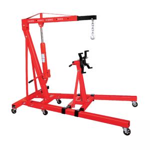 2T FOLDABLE SHOP CRANE WITH 1500LBS ENGINE STAND